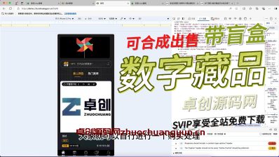 带盲盒可合成出售的数字藏品系统源码搭建教程（卓创源码网）-卓创源码网_PHP源码与小程序源码下载_手把手部署教程