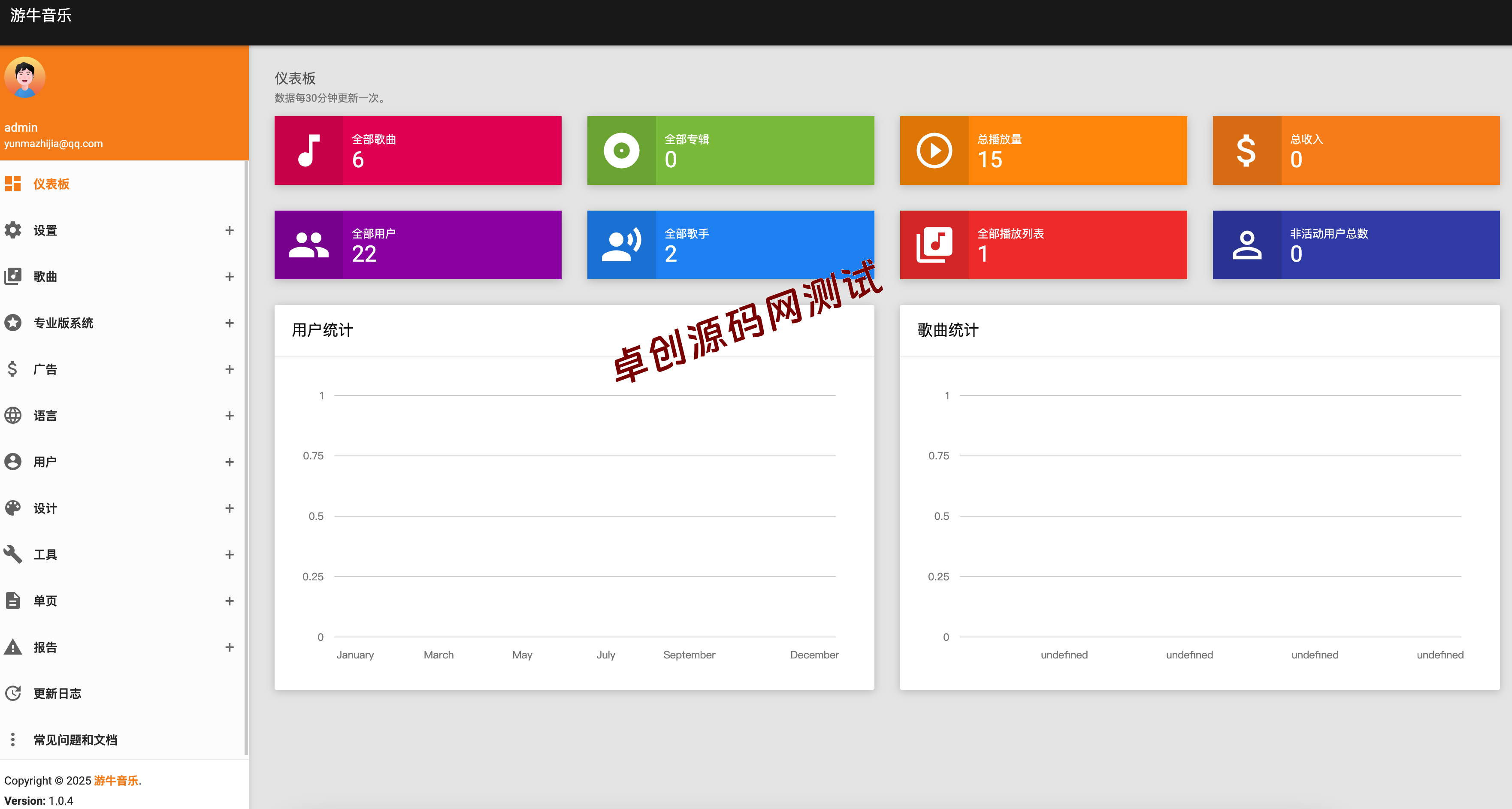【卓创源码】游牛音乐平台源码下载 – PHP自适应音乐网站系统 用户上传/付费收听全支持 【卓创源码】游牛音乐平台源码下载 – PHP自适应音乐网站系统 用户上传/付费收听全支持