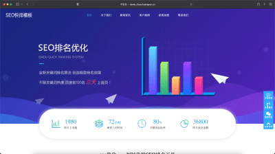 IT网络软件公司网站模板下载-PbootCMS SEO快排自适应源码【卓创源码网】