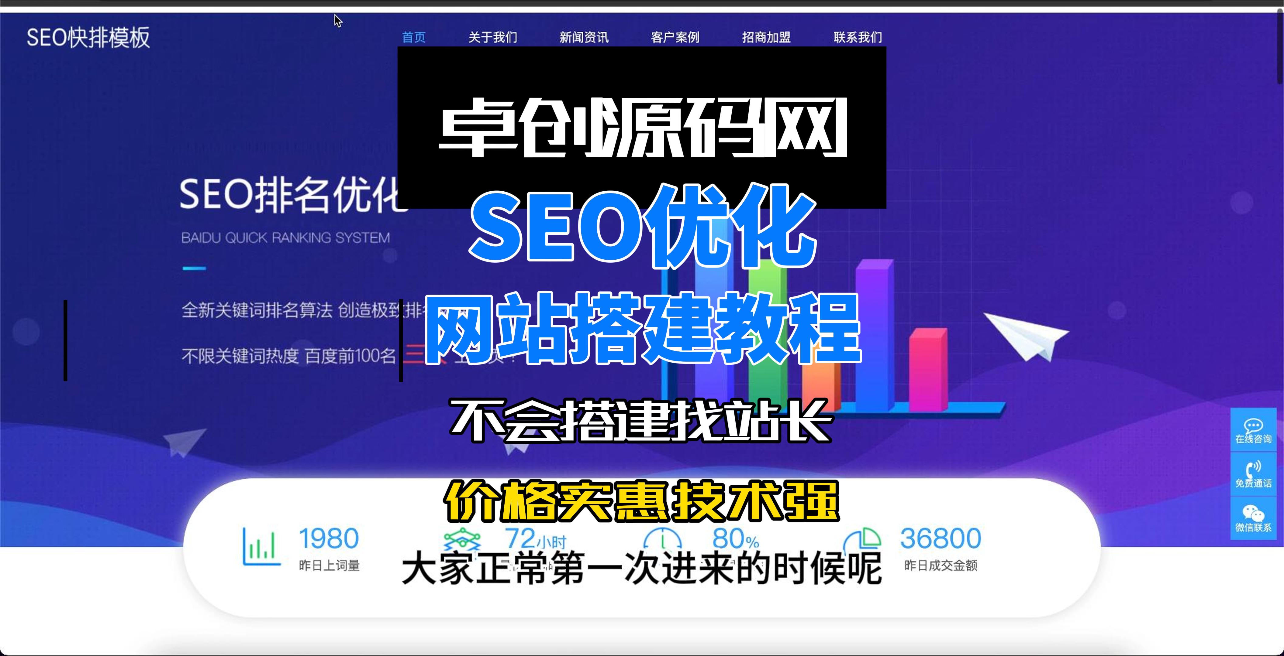 卓创源码网SEO优化网站系统源码搭建教程-卓创源码网-免费PHP网站源码模板,插件软件资源分享平台！