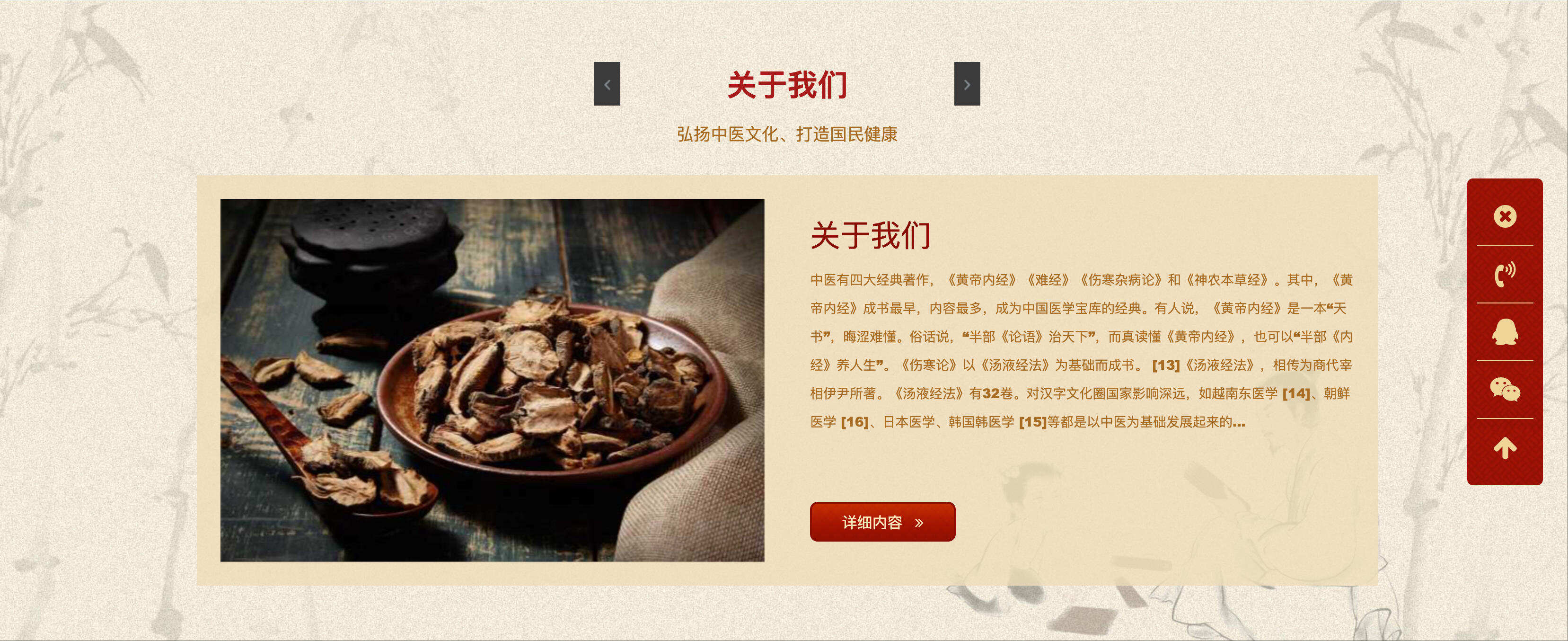 中医馆网站模板下载-PbootCMS响应式中药企业官网源码【卓创源码网】