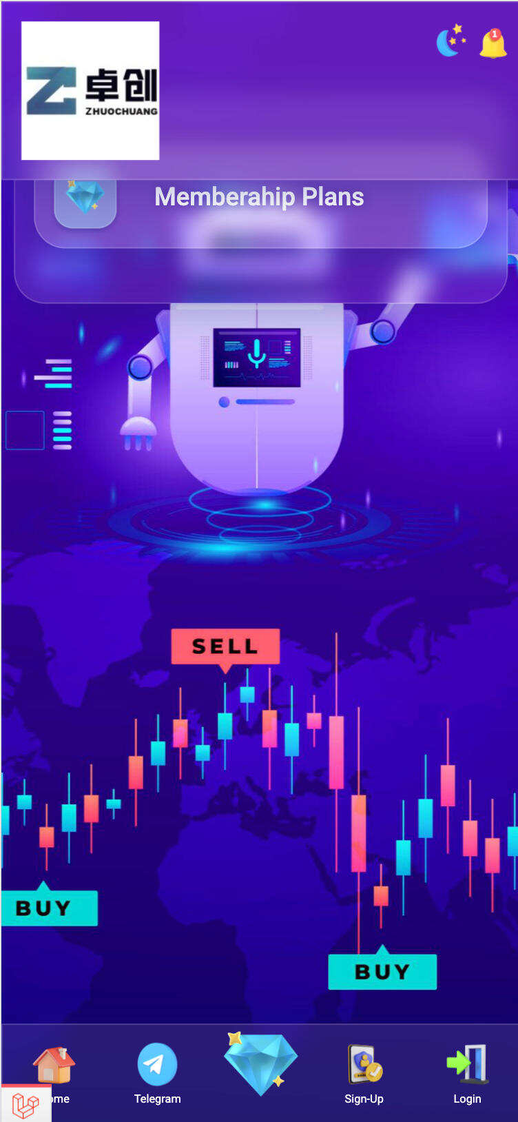 卓创源码网发布：Mega Mining GPT机器人挖矿平台源码 – 海外挖矿理财投资系统｜Laravel框架国际化UI｜专业级数字资产投资解决方案