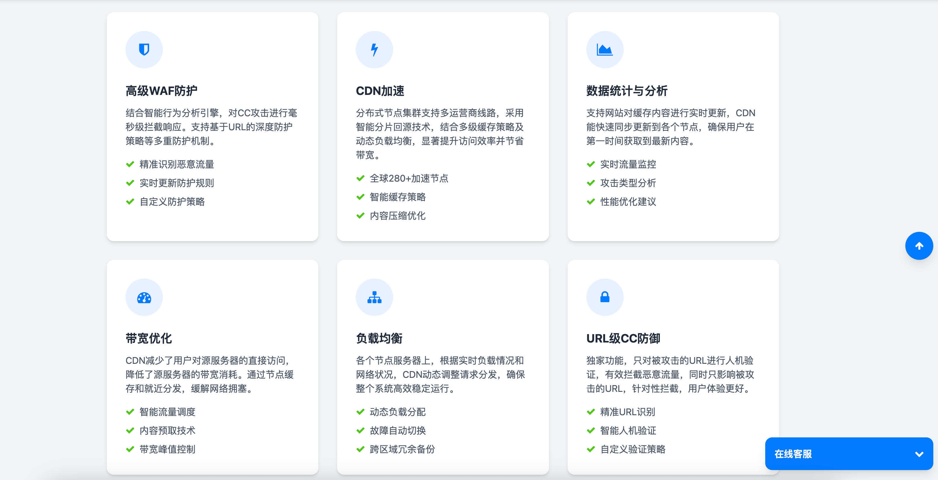 卓创源码网发布：CDN企业科技风格销售单页PHP源码 – 专业CDN官网模板｜定制化登录注册接口