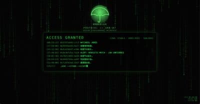 卓创源码网发布：纯前端黑客特效单页HTML源码 - 全屏科技感黑客风格单页模板｜内嵌CSS样式｜即传即用静态页面解决方案