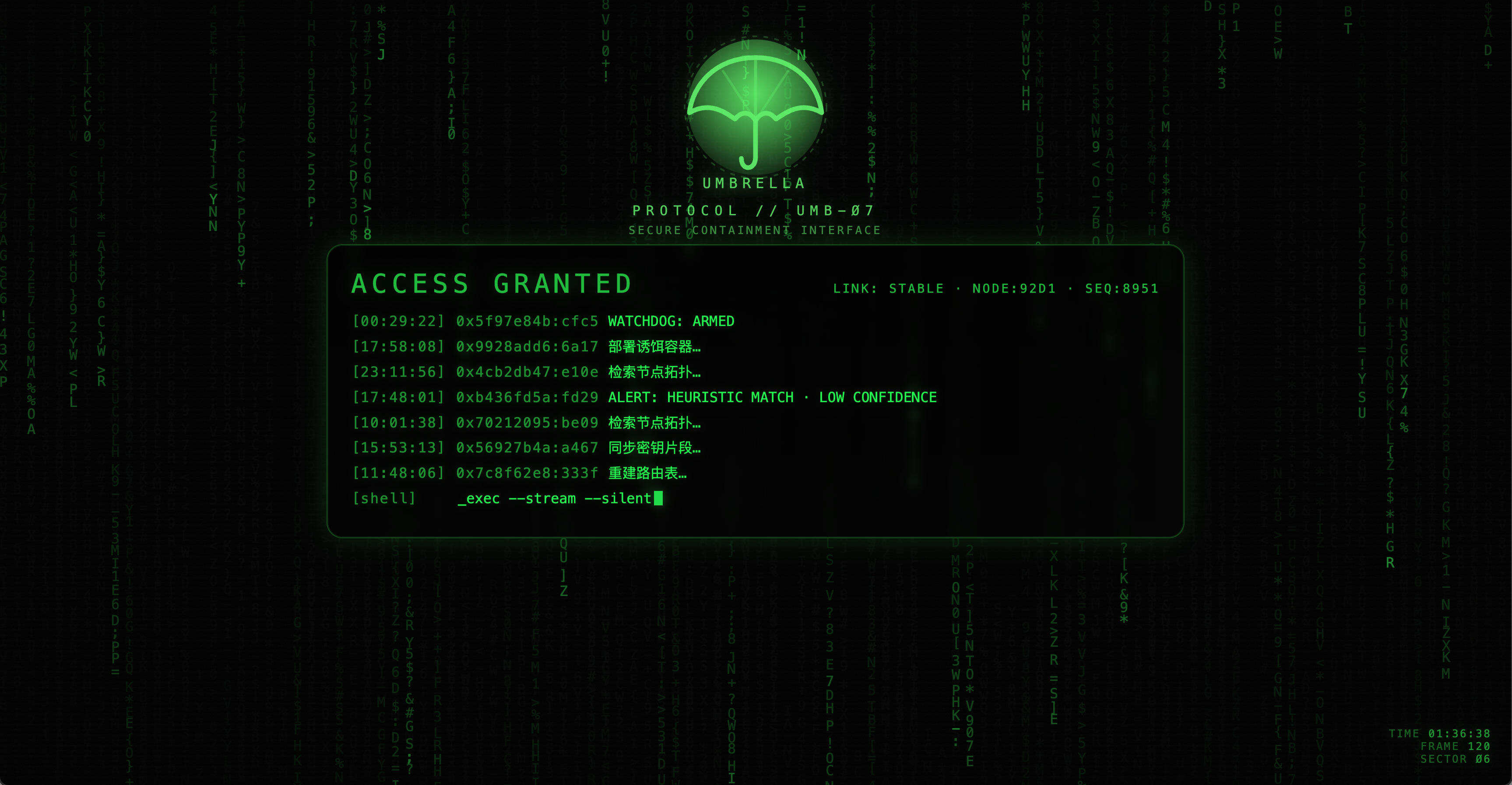 卓创源码网发布：纯前端黑客特效单页HTML源码 - 全屏科技感黑客风格单页模板｜内嵌CSS样式｜即传即用静态页面解决方案-卓创源码网-免费PHP网站源码模板,插件软件资源分享平台！