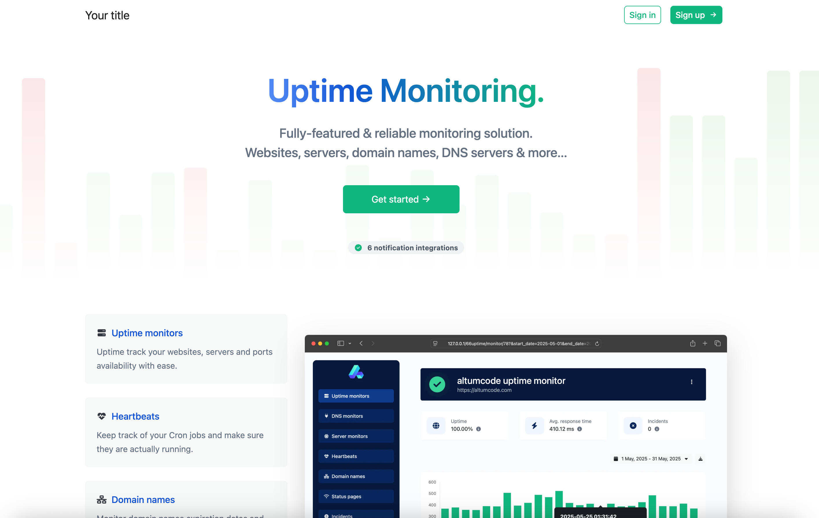 卓创源码网发布：PHP轻量服务器监控系统源码 - 多维度网站监控平台｜SSL证书DNS到期提醒｜高性能正常运行时间监测解决方案-卓创源码网-免费PHP网站源码模板,插件软件资源分享平台！