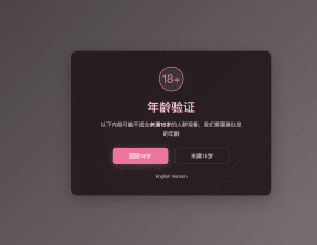 卓创源码网发布：年龄验证恶搞单页HTML源码 - 伪正式验证页面+恶搞视频播放｜响应式整蛊页面模板