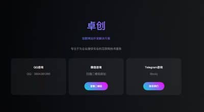卓创源码网发布：HTML业务单页介绍源码 - 极简风格设计｜双端自适应展示｜企业产品展示模板