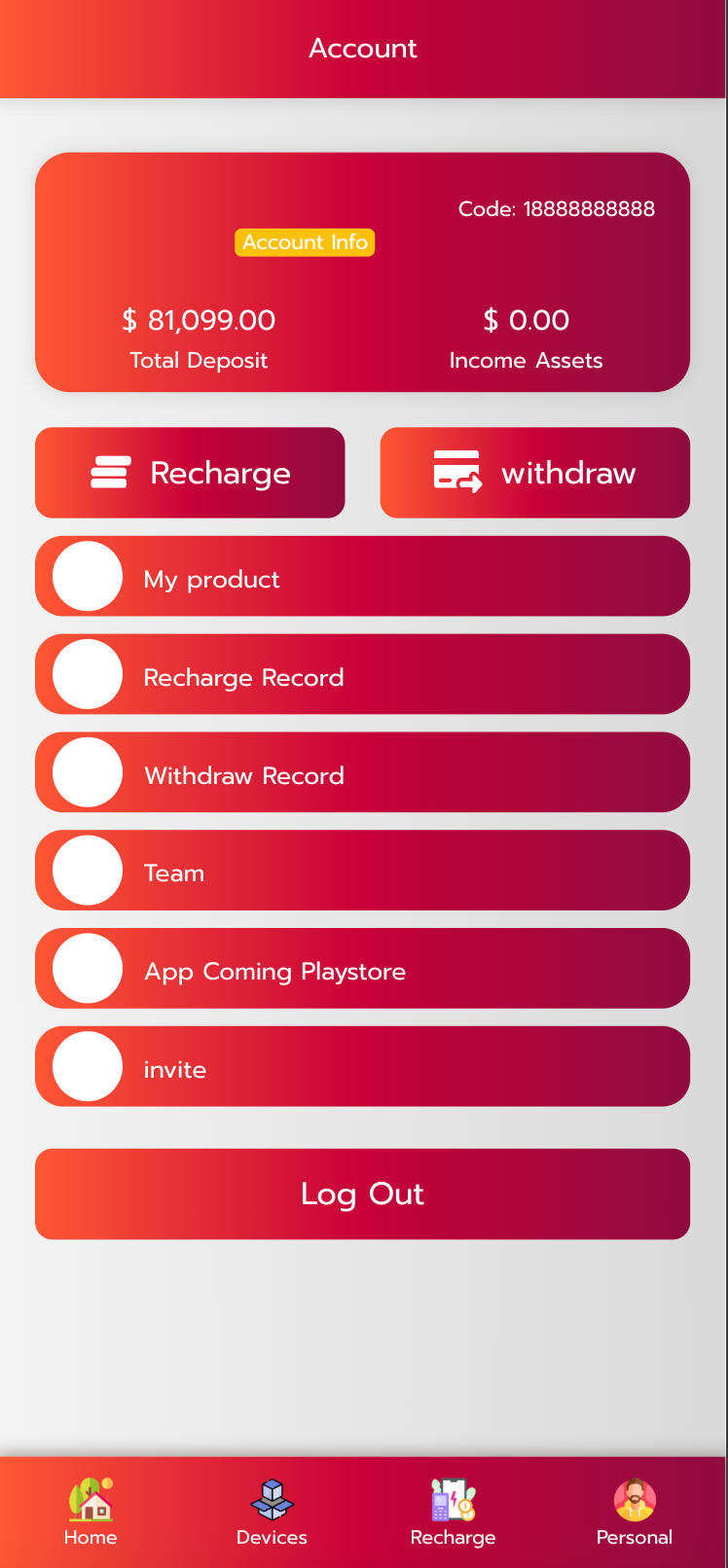 卓创源码网发布:绿植共享投资理财系统源码 – 红色UI界面PHP8.1+MySQL5.7环境|共享经济投资理财平台|环保型理财系统解决方案 卓创源码网发布:绿植共享投资理财系统源码 – 红色UI界面PHP8.1+MySQL5.7环境|共享经济投资理财平台|环保型理财系统解决方案