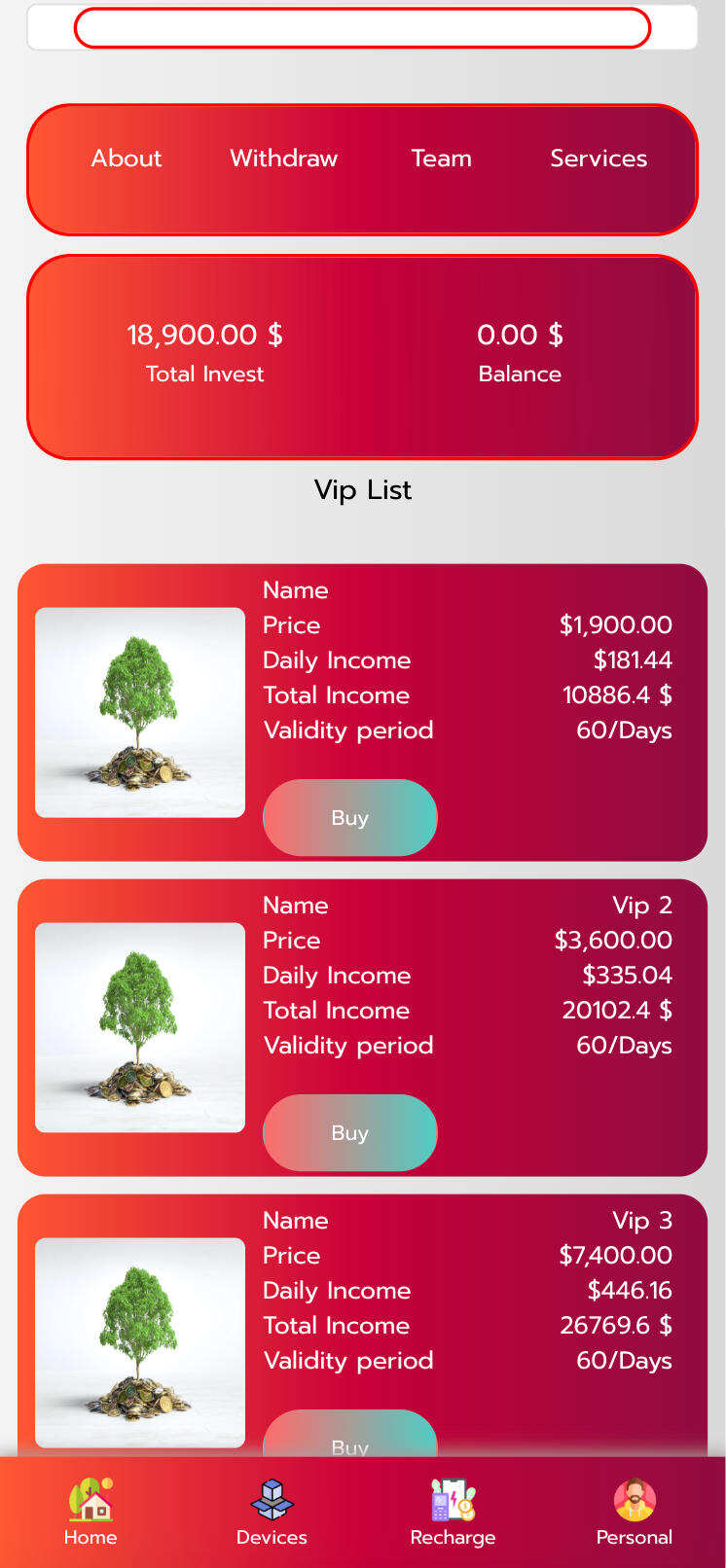 卓创源码网发布：绿植共享投资理财系统源码 - 红色UI界面PHP8.1+MySQL5.7环境｜共享经济投资理财平台｜环保型理财系统解决方案-卓创源码网-免费PHP网站源码模板,插件软件资源分享平台！