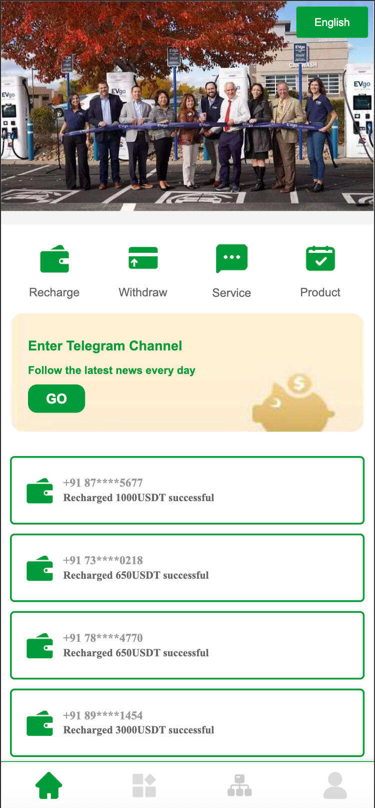 卓创源码网发布:海外新能源充电桩共享投资系统源码 – 英文界面PHP8.1+MySQL5.7环境|充电桩理财租赁投资平台|绿色能源投资解决方案 卓创源码网发布:海外新能源充电桩共享投资系统源码 – 英文界面PHP8.1+MySQL5.7环境|充电桩理财租赁投资平台|绿色能源投资解决方案