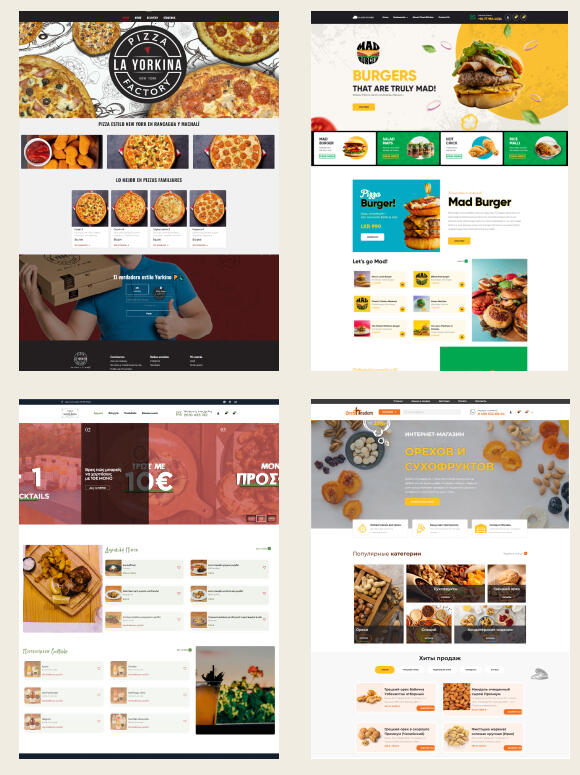 卓创源码网发布：Poco快餐店酒吧WordPress主题 - 响应式实体店铺网站源码｜Elementor拖拽建站｜餐饮行业多场景解决方案-卓创源码网-免费PHP网站源码模板,插件软件资源分享平台！