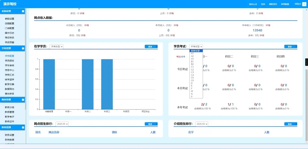 卓创源码网发布：驾校培训办公管理系统OA系统源码 – 专属驾校信息化解决方案｜教练学员协同平台｜全流程数字化管理