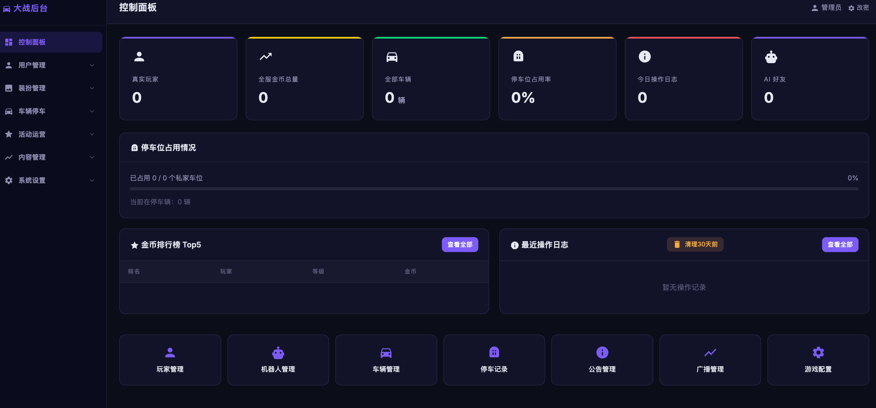 图片[2]-抢车位游戏源码 - 经典怀旧社交网页游戏开发 | 卓创源码网